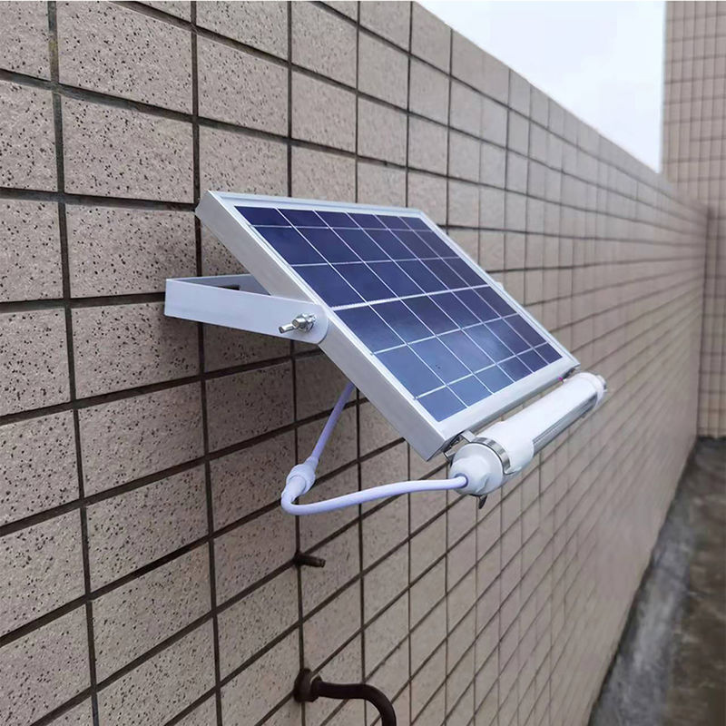 Uzaktan Kumandalı Solar Floresan Lamba 60W Dış Mekan Garde Tüpü Düğmeyle Kontrol Edilir