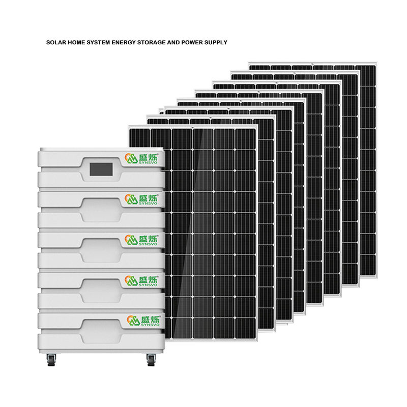 Evler için Güç Sistemi Taşınabilir Güneş Jeneratörleri 10KW 5KW Sistem Kiti