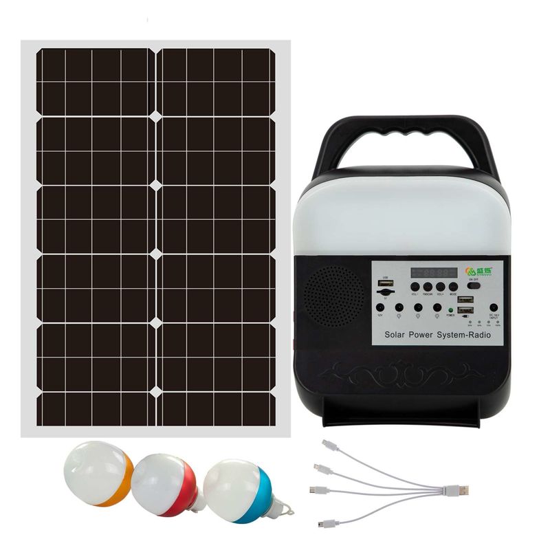 Jeneratör için Kamp Ev Kutusu Güneş Enerjisi Sistemi Lityum 12v Enerji Pili