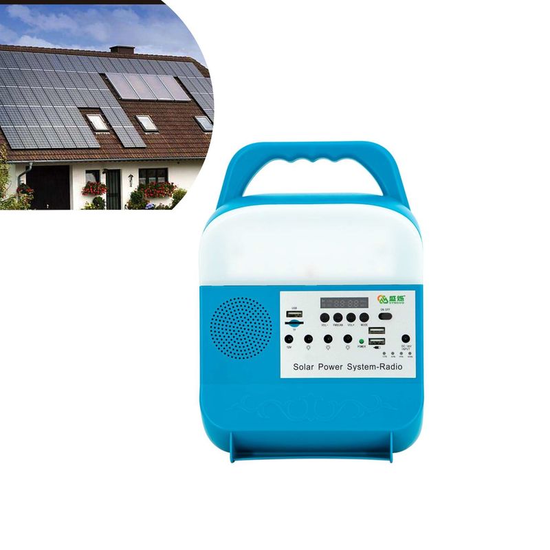 Küçük Kamp için Işıklı Mini 30W Taşınabilir Solar Acil Aydınlatma Sistemi