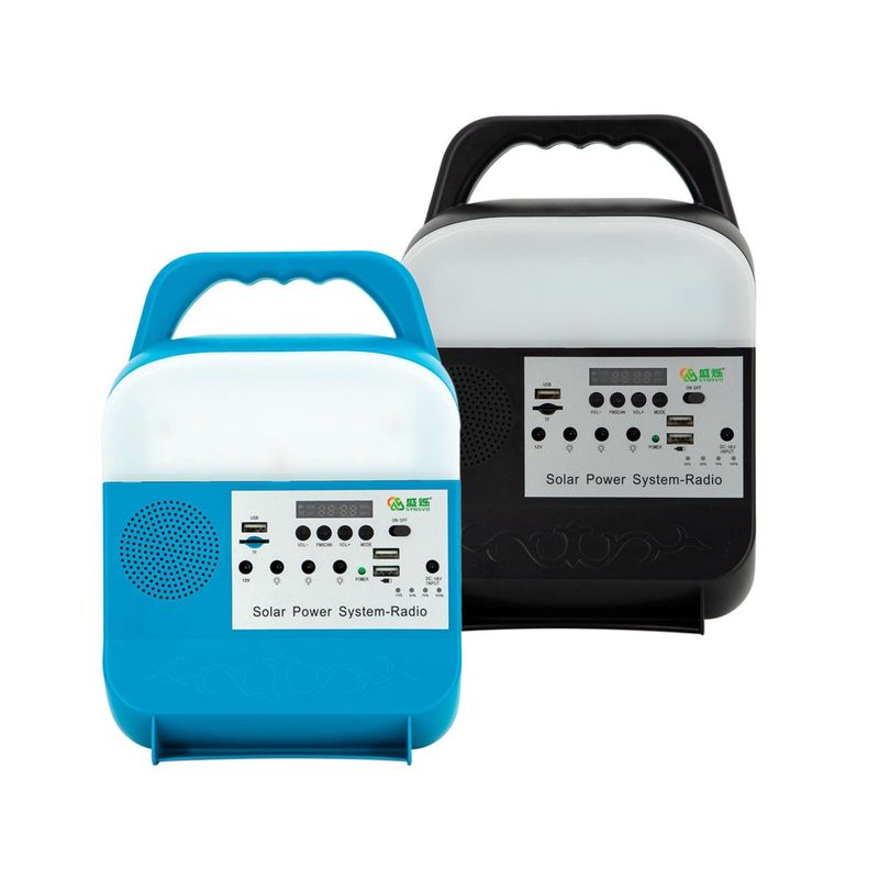 Küçük Kamp için Işıklı Mini 30W Taşınabilir Solar Acil Aydınlatma Sistemi