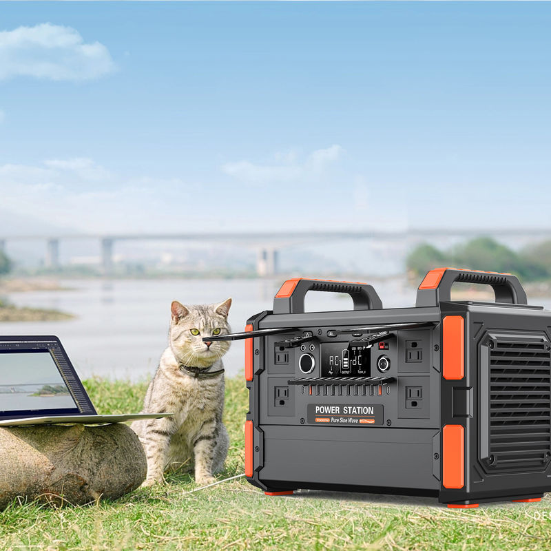 C Tipi Açık Taşınabilir Güneş Jeneratörleri 1000w Elektrik Santrali