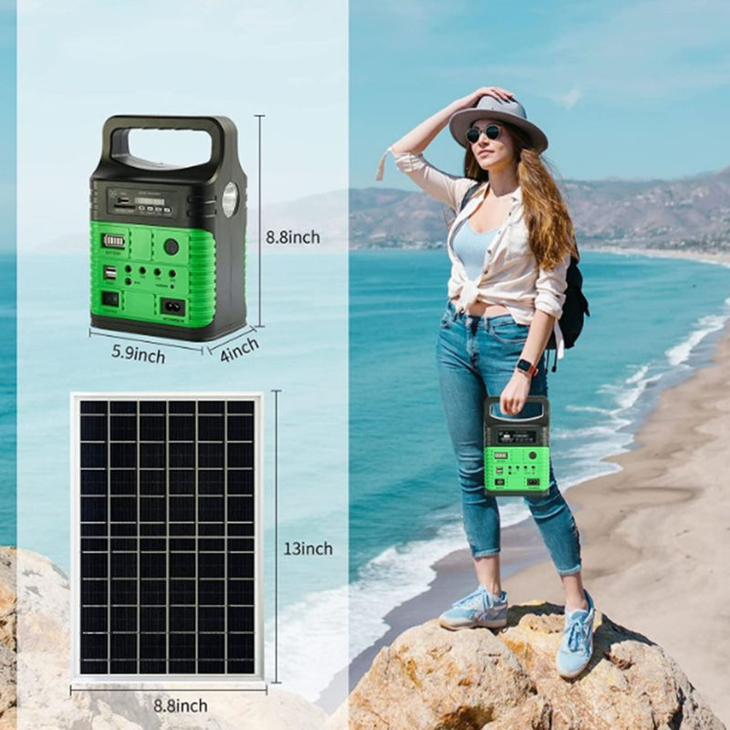 Şarj Radyo Ev Depolama ile Kamp Taşınabilir Güneş Paneli Enerji Sistemi Kiti