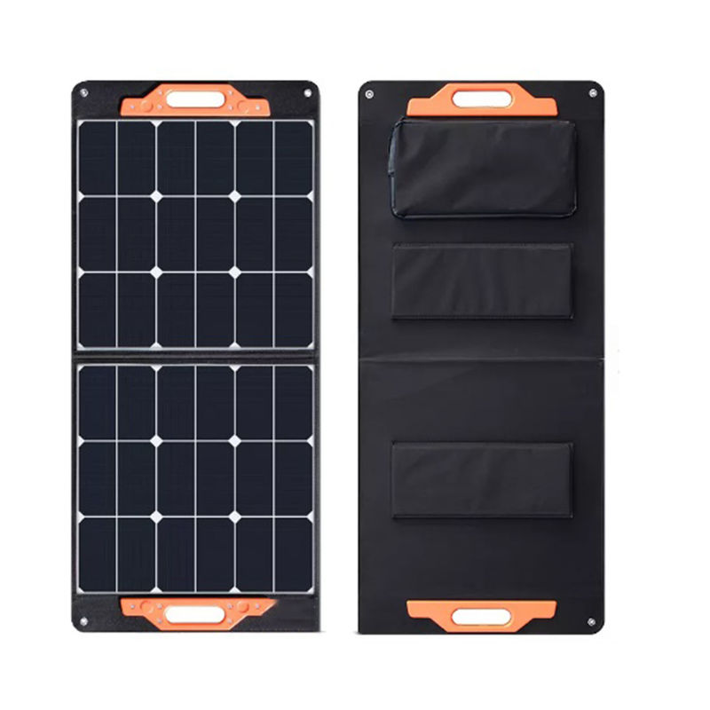 Su geçirmez Taşınabilir Güneş Paneli Mobil Güç İstasyonu Şarj Cihazı 450W Mono USB ile Katlanabilir