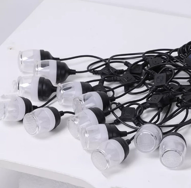Led Güneş Süslemeleri Açık RGB Işık Parti Veranda Arka Bahçe Cafe Su Geçirmez IP65