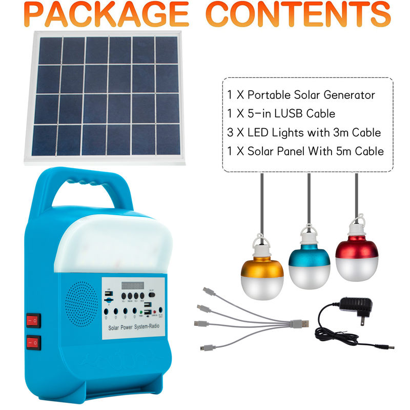Taşınabilir LED Kamp Solar Bahçe Işık Lambası Şarjlı Enerji Paneli Powered Acil Durum Ampulü