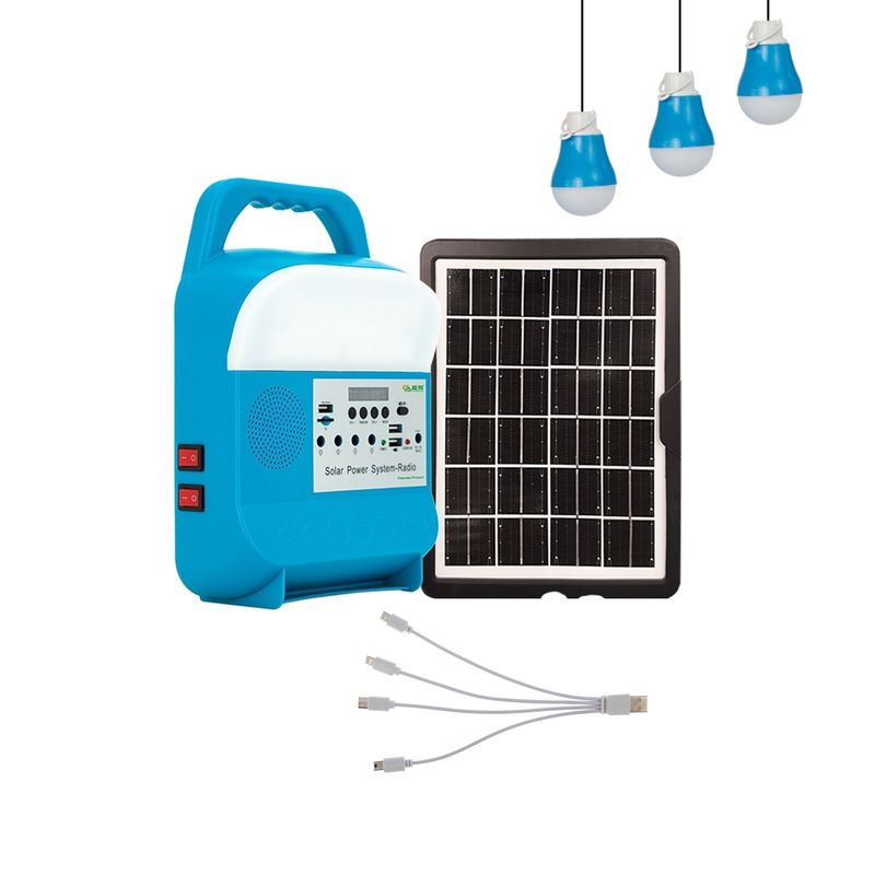 Hepsi Bir Arada Tasarım İnverter Lifepo4 Mppt Denetleyici Ev Üretimi Fanlı Solar Led Dış Mekan Işık Kullanarak