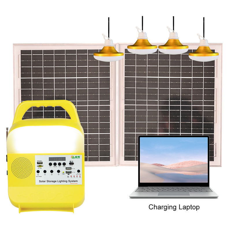 C Tipi Mobil Şarj Portlu Taşınabilir Kamp Jeneratörü Güneş Sistemleri 45W 16V