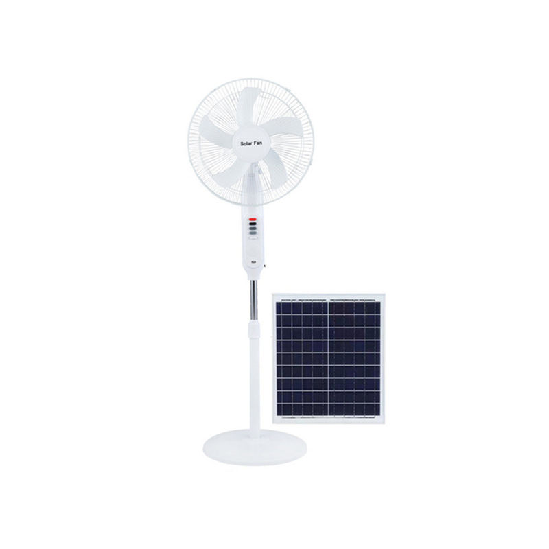 Şarj Edilebilir 25W Güneş Enerjili Dış Mekan Fanı 18650 Lityum Pil Panelli 3 Rüzgar Dişlisi