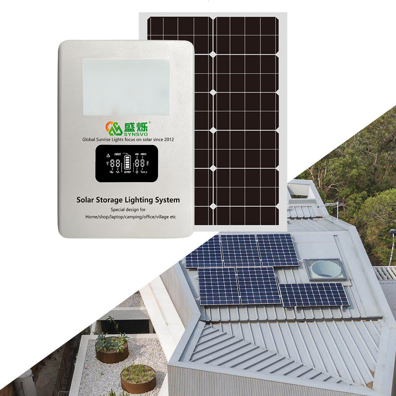 Karton Kutuda Paketlenmiş 16V 12.5ah ve 16V 25ah Bataryalı %97 Verimli Güneş Paneli Enerji Sistemi 938