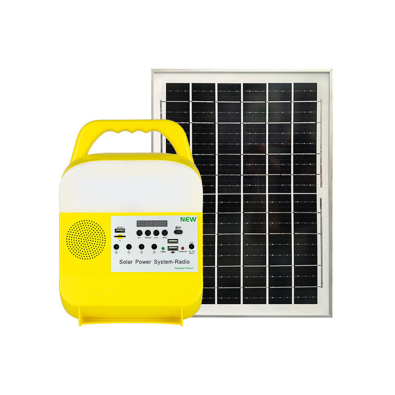8000mah Solar Işık Ampülleri 5W/*3Adet LED 17.1*8*25cm SRE-6820 İç Mekan Enerjili