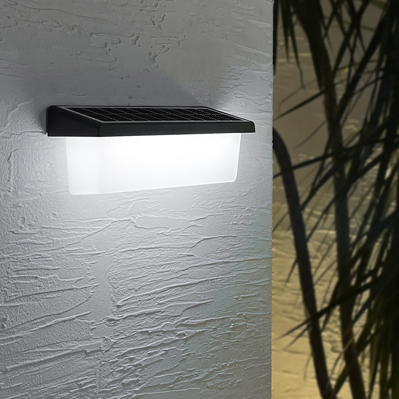 IP65 Su geçirmez Güneş Duvar Işığı Dış Kullanım için 80 CRI Duvar Çit Bahçe Su geçirmez Dış LED