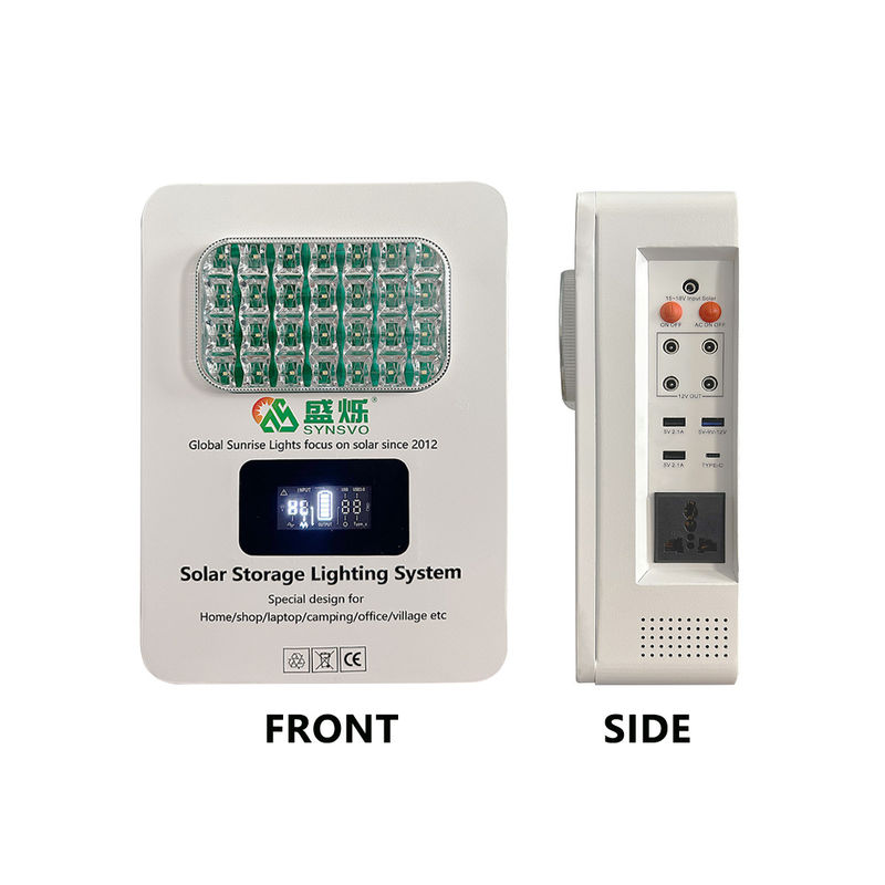 CE sertifikalı 16V 12.5AH (15*2600Mah) pilli güneş paneli enerji sistemi 6W*3PCS LED ampul