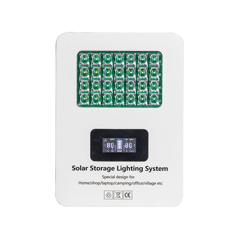 16V 12.5AH Taşınabilir Güneş Jeneratörleri Güneş Depolama Aydınlatma Sistemi 22*30cm 180W/300W