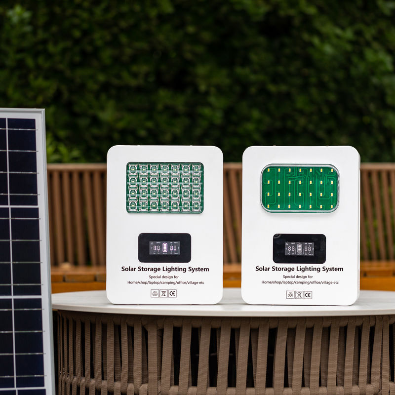 Akü Kapasitesi 12V 12.5AH'lık Beyaz Taşınabilir Güneş Enerjisi Üretim Sistemleri 2023 Yeni Gelenler