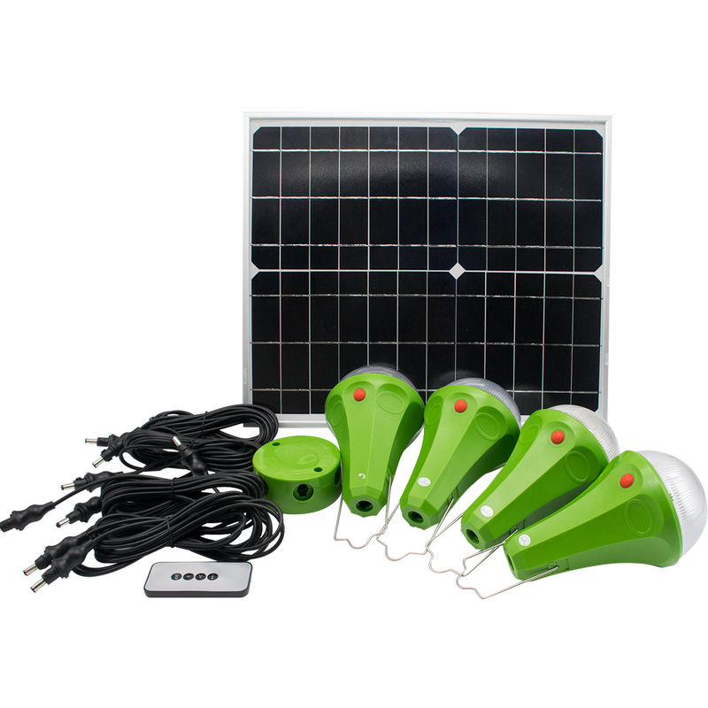 Enerji tasarrufu sağlayan ev için güneş enerjisi ile çalışan lambalar 10 saatlik çalışma süresi 6W*4pcs