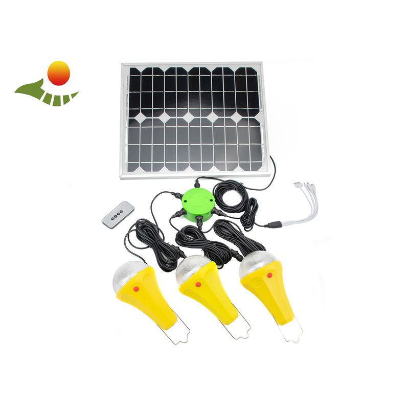 Turuncu 3PCS Güneş enerjisi ile çalışan ev ışıkları
