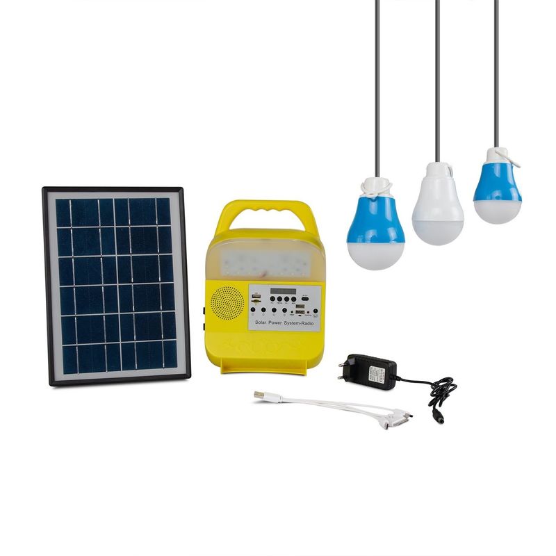 Elektrik Kesintisi İçin OEM Gece Pazarı Durak Solar Şarj Edilebilir Işık