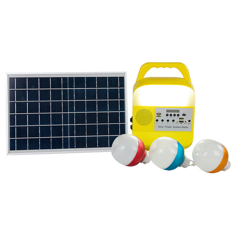 OEM Renkli Güneş Enerjili Acil Durum Işıkları Panel Kampı 9W