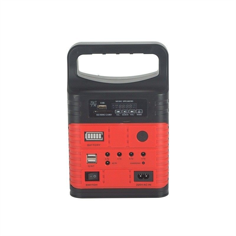 Solar FM Radyo Solar Kit Kapalı Izgara Güneş Sistemi 10W Solar Ev Işık Kiti Küresel Gündoğumu Işıkları