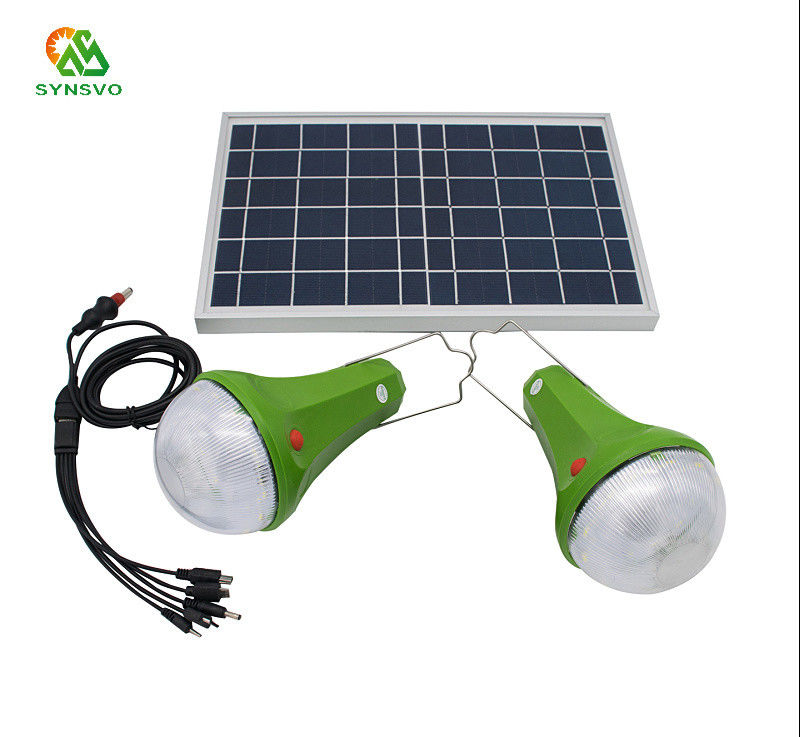 9W Güneş Enerjili LED Shed Işıklar Ev İçin Uzaktan Kumandalı Güneş Aydınlatma Sistemi