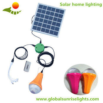 Global Sunrise 6W 6V Güneş Paneli Led Işık Kiti 11 Saat - 30 Saat Çalışma Süresi