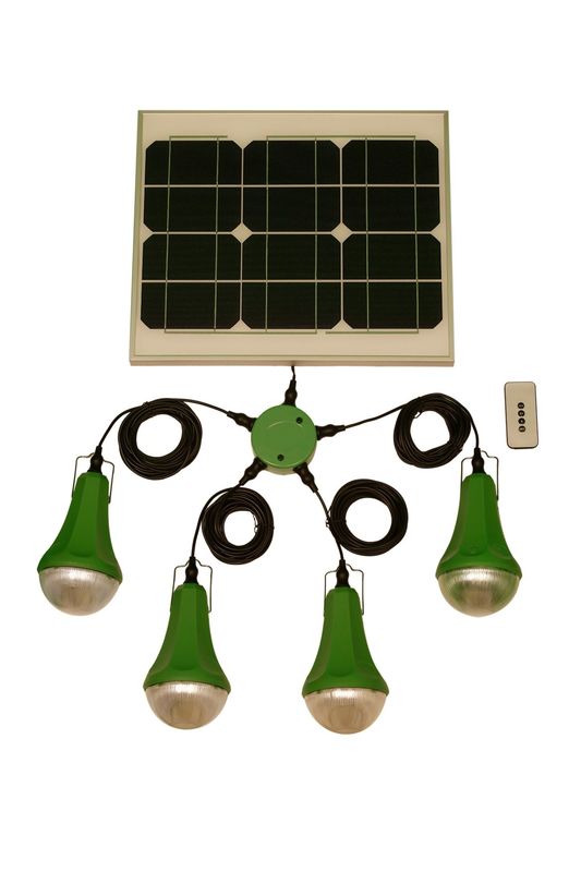 Global Sunrise 6W 6V Güneş Paneli Led Işık Kiti 11 Saat - 30 Saat Çalışma Süresi