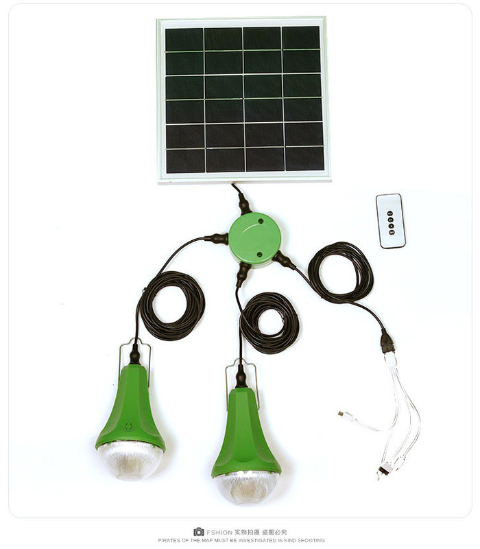 Global Sunrise 6W 6V Güneş Paneli Led Işık Kiti 11 Saat - 30 Saat Çalışma Süresi