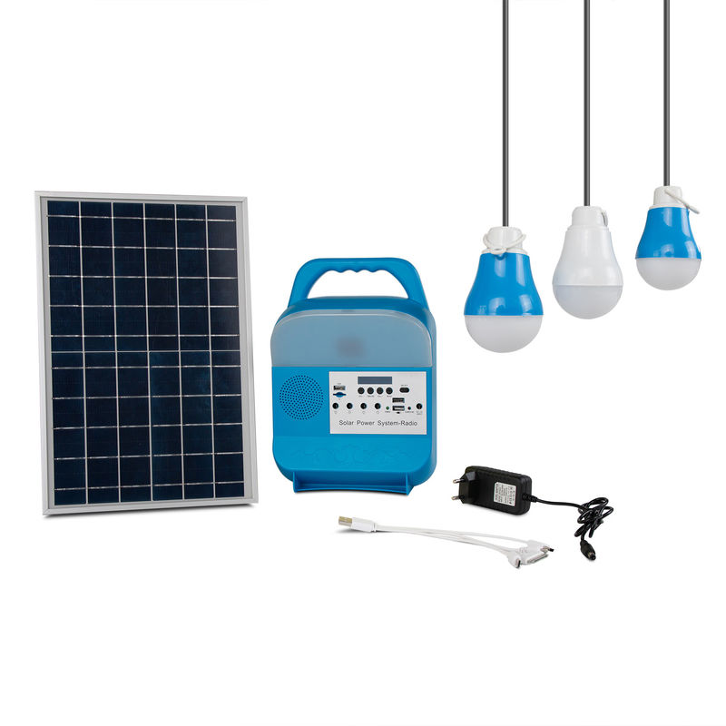 Düğme Kontrolü Solar Taşınabilir Işık AC Adaptörü İç Mekan 5000K-6000K SRE-585