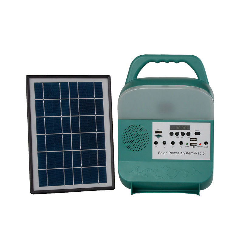 6000mah Solar Bahçe Işık 5 Watt Güneş Paneli Güç Kıtlığı Alanı İçin LED Lamba