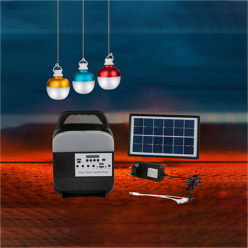 Solar Şarj Edilebilir Led Ampul Acil Lamba Ampullü Güneş Enerjisi Paneli Güneş Işıkları Kapalı Ampul Seti