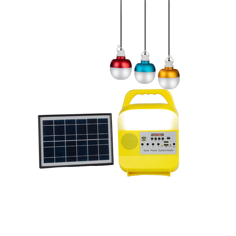 Güç Kıtlığı Alanları İçin 5W 6V 3PCS Solar Acil Işıklar
