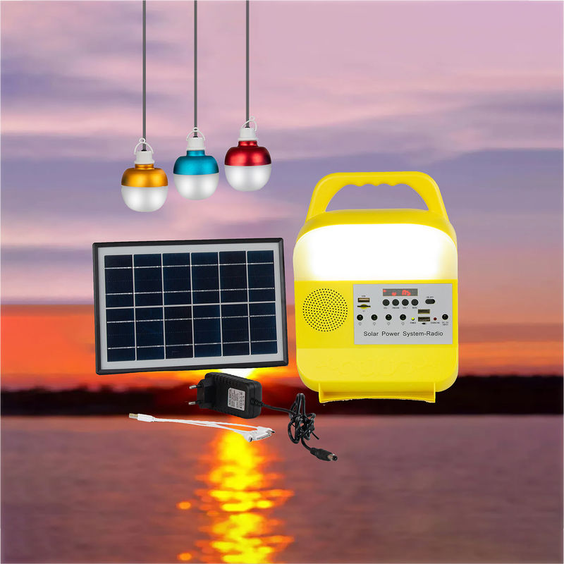 Güç Kıtlığı Alanları İçin 5W 6V 3PCS Solar Acil Işıklar