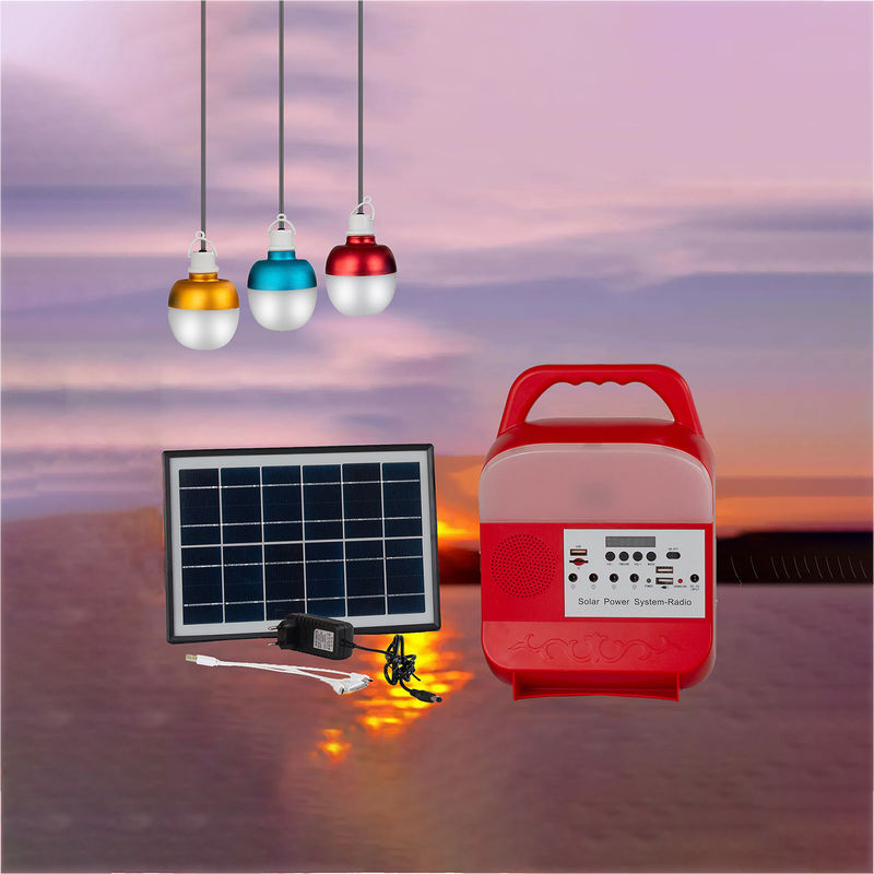 Geziler için 15 Volt 5W * 3PCS Gece Pazarı Taşınabilir Güneş Ampulleri