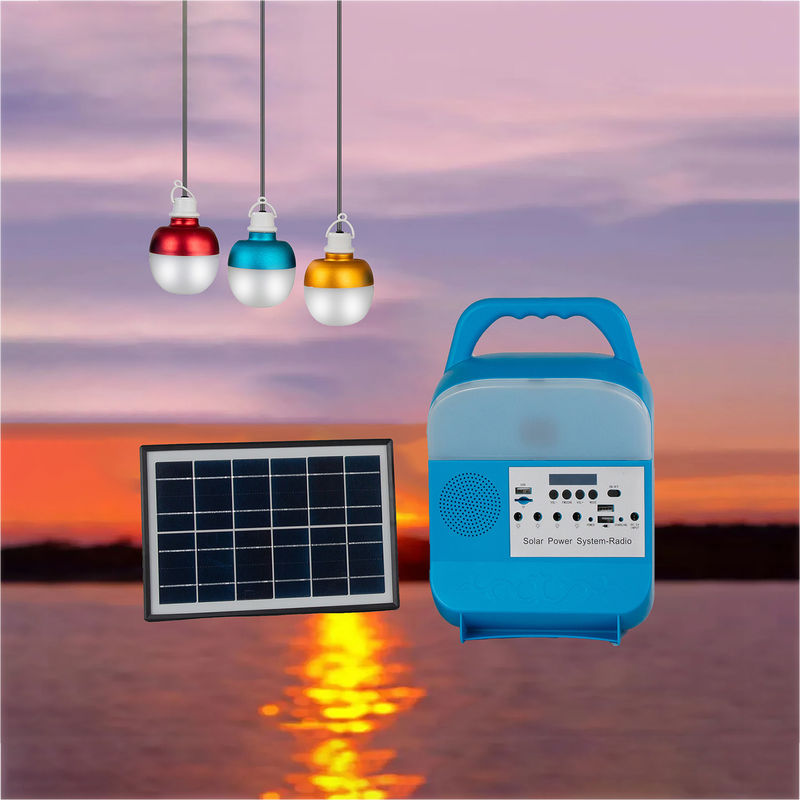 Geziler için 15 Volt 5W * 3PCS Gece Pazarı Taşınabilir Güneş Ampulleri