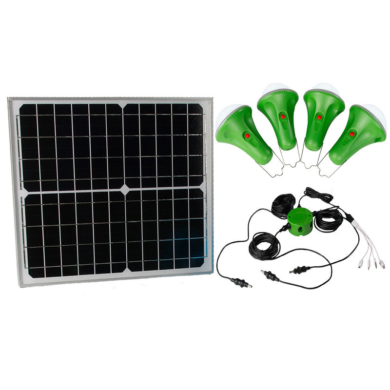 4 * 50 ADET LED Güneş Enerjisi Kiti Telefon Şarjlı Solar Led Ev Aydınlatma Sistemi