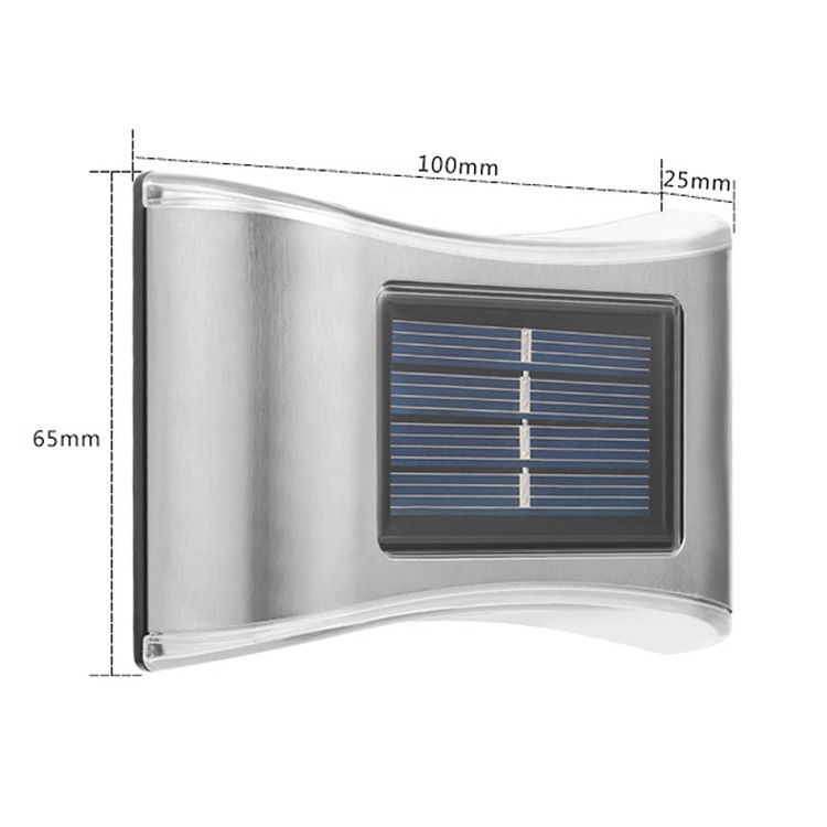 Dış Mekan Dekoratif için Global Sunrise 5V 1W Solar Bahçe Duvar Işıkları