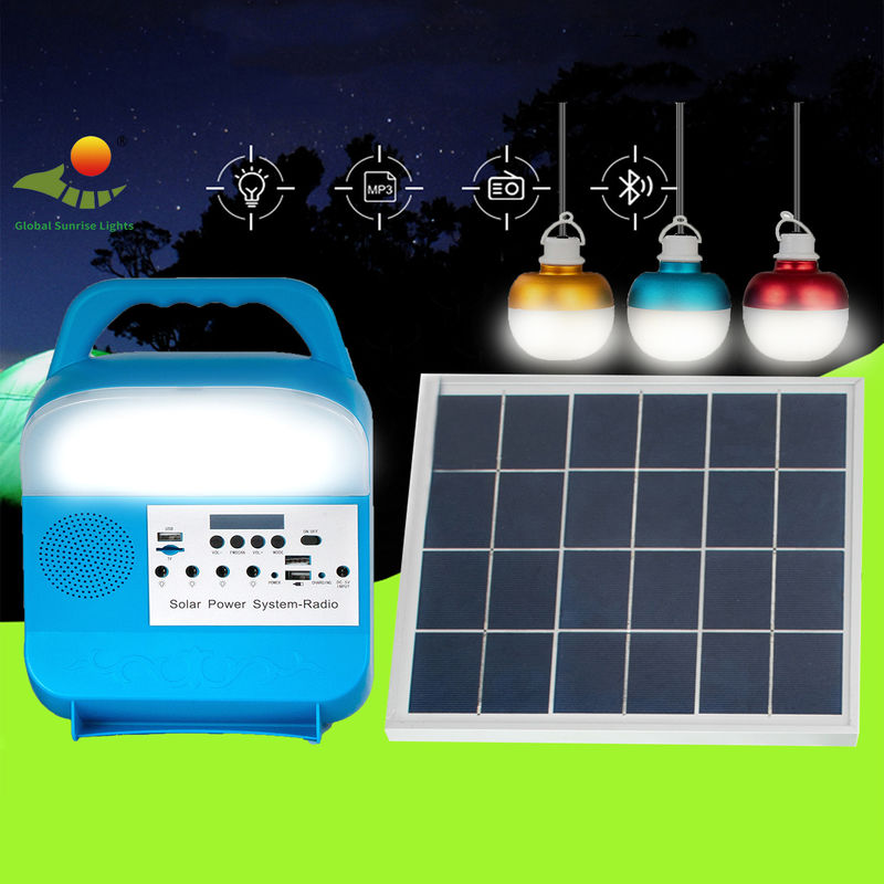 Ev Okuma için 3 ADET LED Ampuller Taşınabilir Güneş Dış Aydınlatma Sistemi
