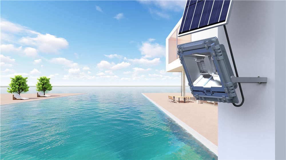 Yüksek Lümenli AW Solar Led Sel Işık Güvenlik Işığı 100W 200W 300W 500W 800W