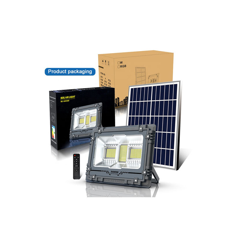 300W 600W Solar Duvar Sel Işık Açık Sensör Su Geçirmez Bahçe Led DC 6V