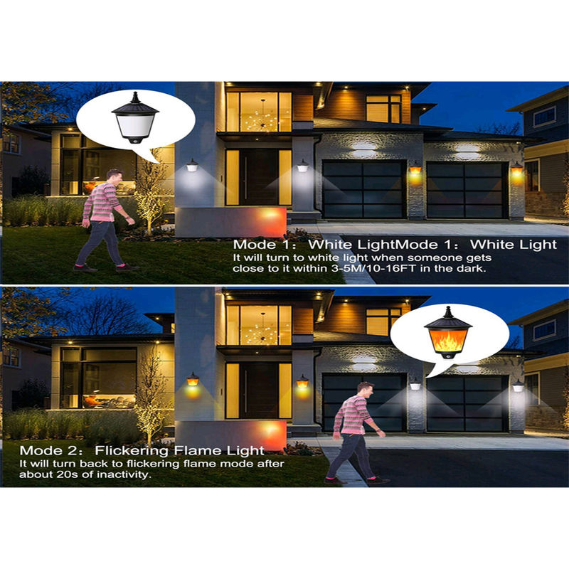 Yard Titrek Alevler Duvar Işıkları Açık Dekoratif Asılı Yangın Hareketli Led Fener