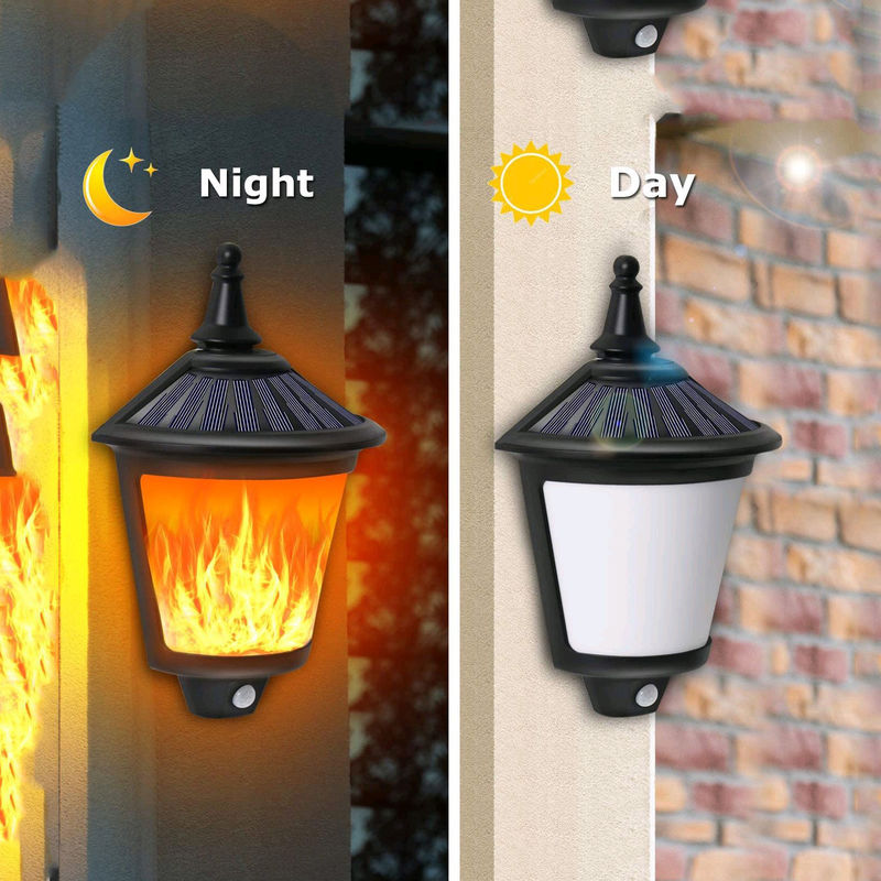 Yard Titrek Alevler Duvar Işıkları Açık Dekoratif Asılı Yangın Hareketli Led Fener