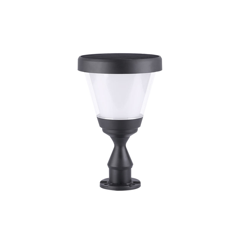 Açık Güneş Çit Ana Kapı Sütunu 3.2V LED Direk Işıkları Bahçe Dekoru