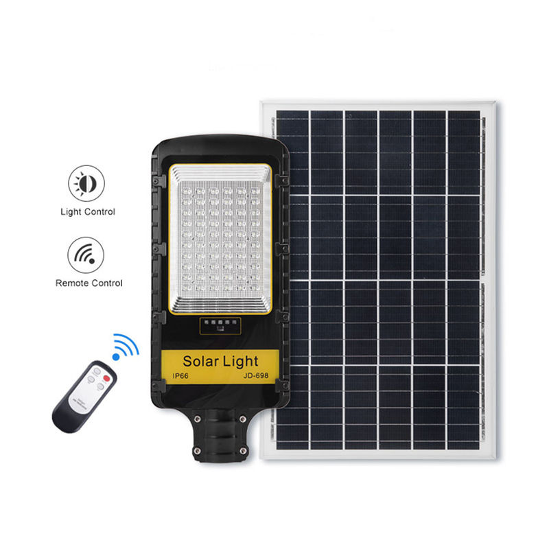 Tüm Watt Sokak Lambası LED IP66 Entegre Güneş Paneli Enerji Sistemi