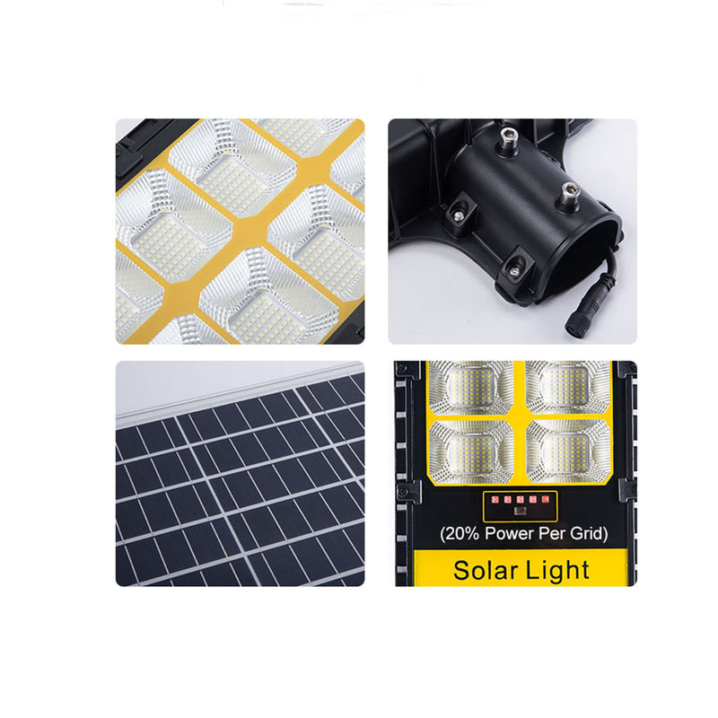Tüm Watt Sokak Lambası LED IP66 Entegre Güneş Paneli Enerji Sistemi