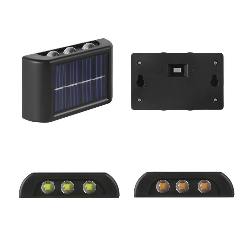 Parlayan Suya Dayanıklı Atmosfer Duvar Lambası 600mah Solar LED Dış Mekan Dekoratif Bahçe
