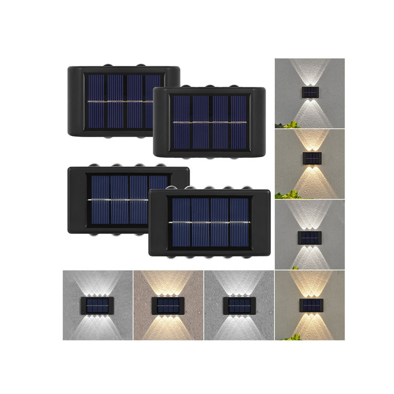 Parlayan Suya Dayanıklı Atmosfer Duvar Lambası 600mah Solar LED Dış Mekan Dekoratif Bahçe