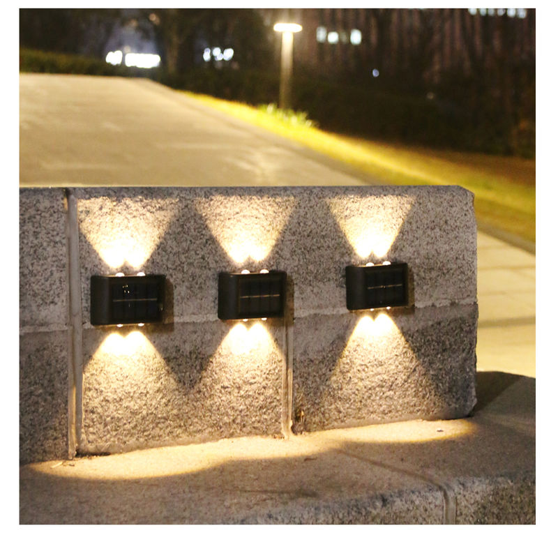 Parlayan Suya Dayanıklı Atmosfer Duvar Lambası 600mah Solar LED Dış Mekan Dekoratif Bahçe