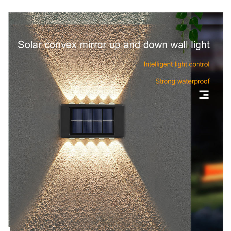 Parlayan Suya Dayanıklı Atmosfer Duvar Lambası 600mah Solar LED Dış Mekan Dekoratif Bahçe