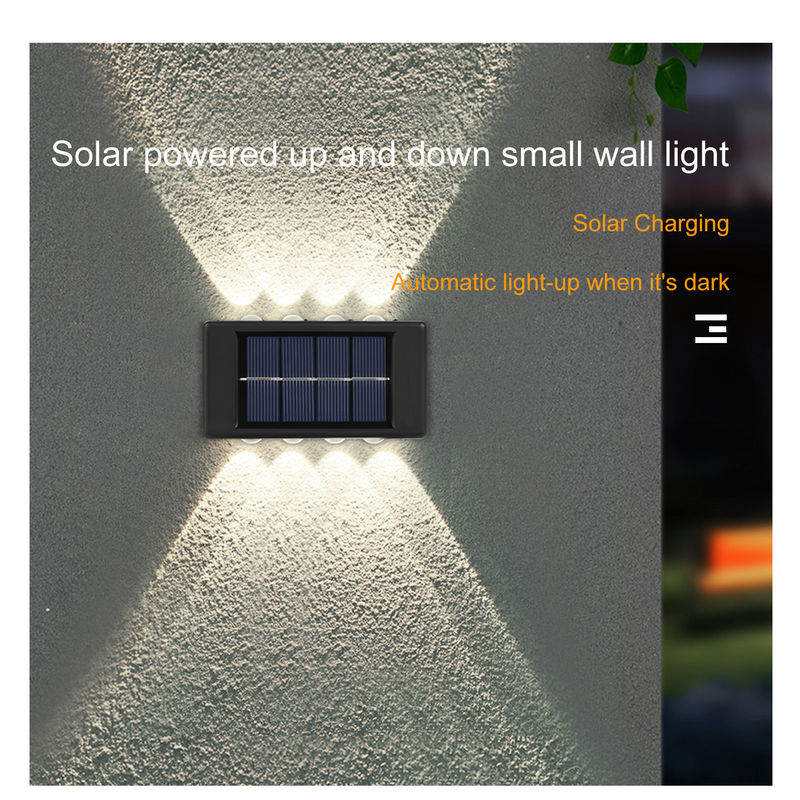 Parlayan Suya Dayanıklı Atmosfer Duvar Lambası 600mah Solar LED Dış Mekan Dekoratif Bahçe